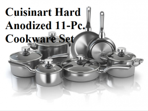 Cuisinart Dishwasher Safe Hard Anodized 11-Pc. Cookware Set